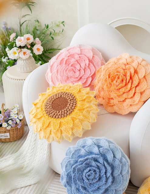 Ombré Bloom Pillow