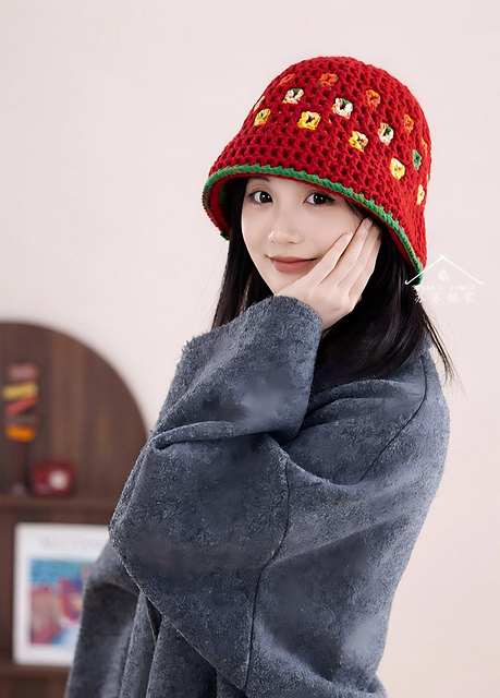 Star Check Bucket Hat