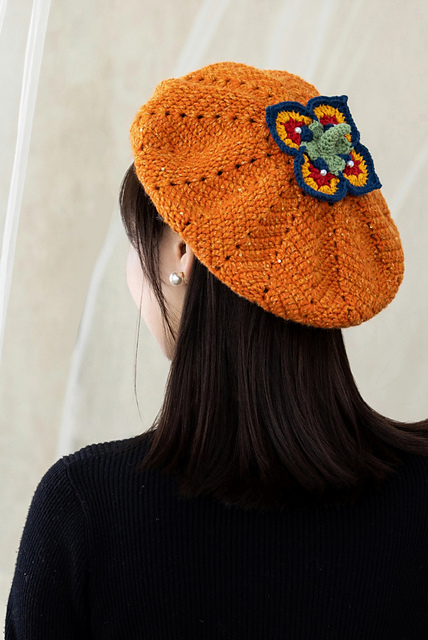 Persimmon Beret