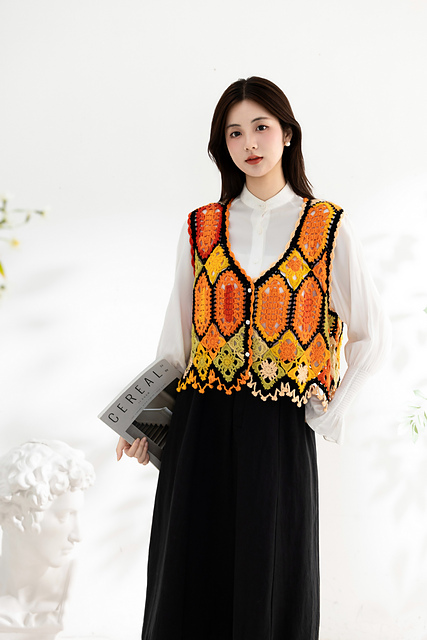 Shaded Patch Vest