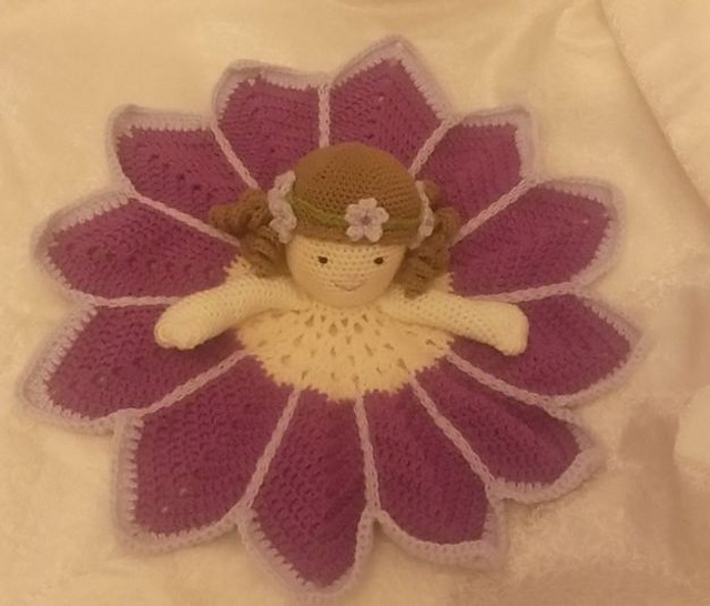 Little Flower Girl Snuggle Blanket