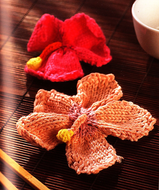 【SHO KURASHINA】 FLOWERクロシェ Cotton Knit Ravelry: Hibiscus (Knit) pattern by Susie Johns