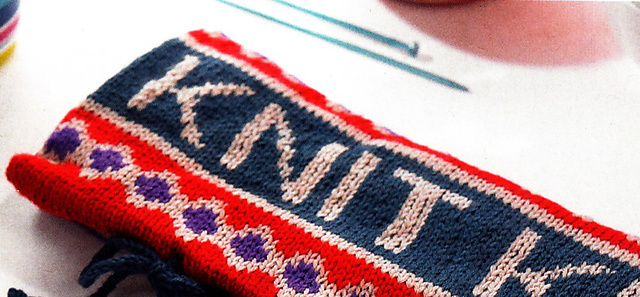 Roberta knitting needle case