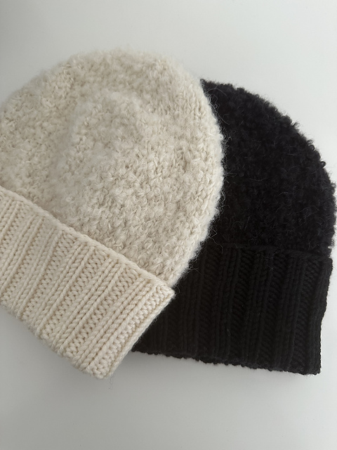 Bouclé Mütze