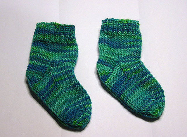Socks with Contrast Stripe