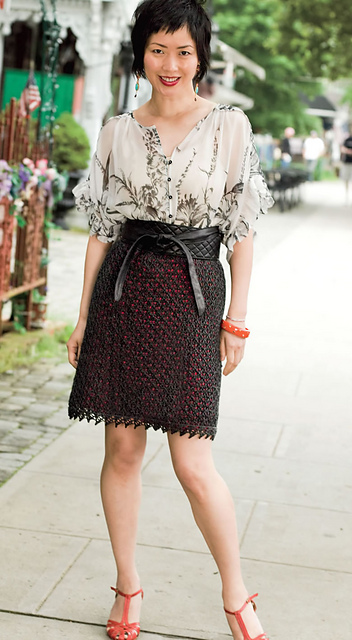 English Mesh Lace Skirt