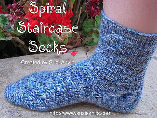 Spiral Staircase Socks