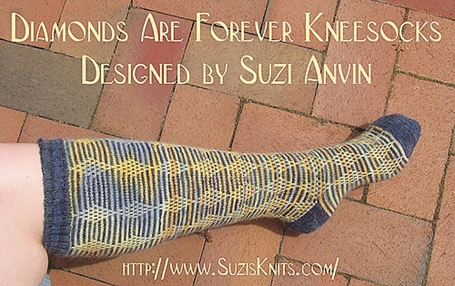 Diamonds are Forever Kneesocks