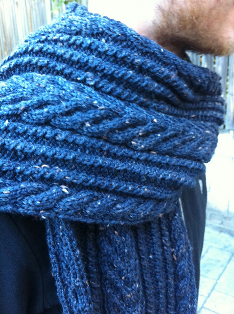 Cabled Scarf