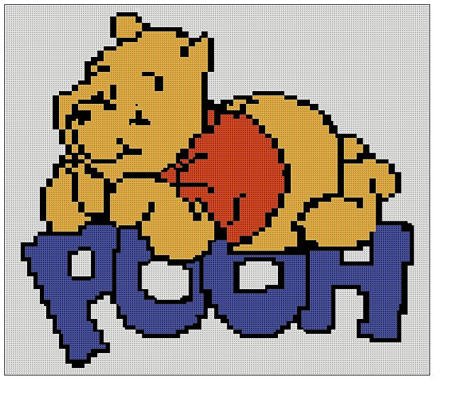 pooh sleeping 