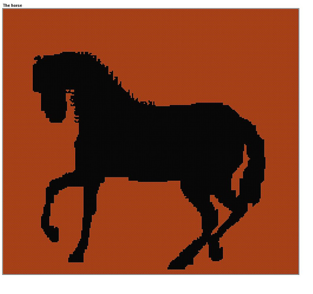 The horse 