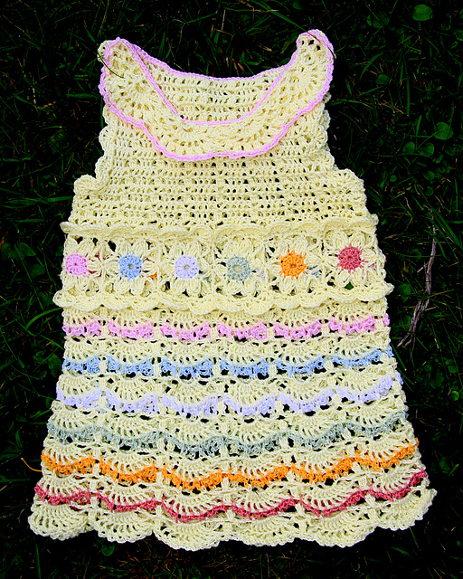 Baby Girl Dress with Tender Flowers
