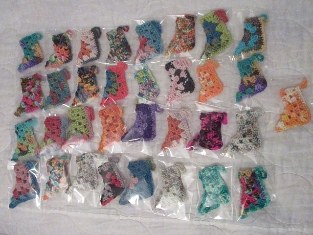 Easy Crochet Stocking Ornament