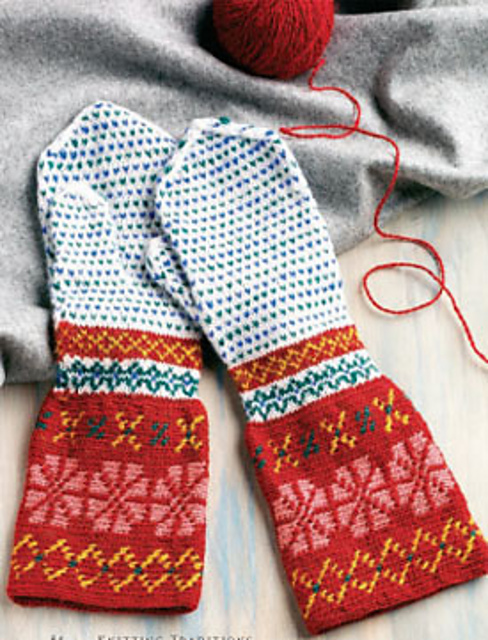 Korsnäs-Inspired Mittens