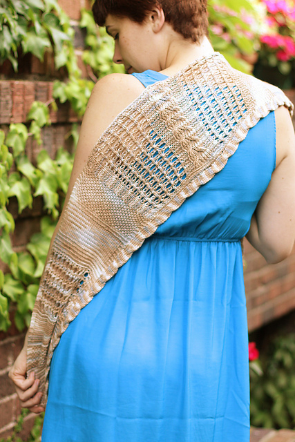 Ridgewood Reversible Shawlette