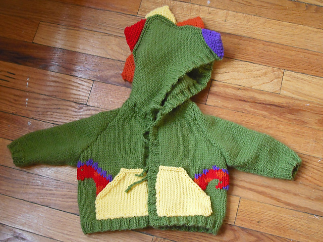 #17 Newborn Dinosaur Sweater