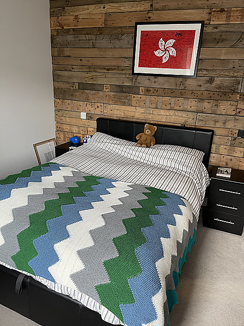 Twenty Stitch Chevron Blanket