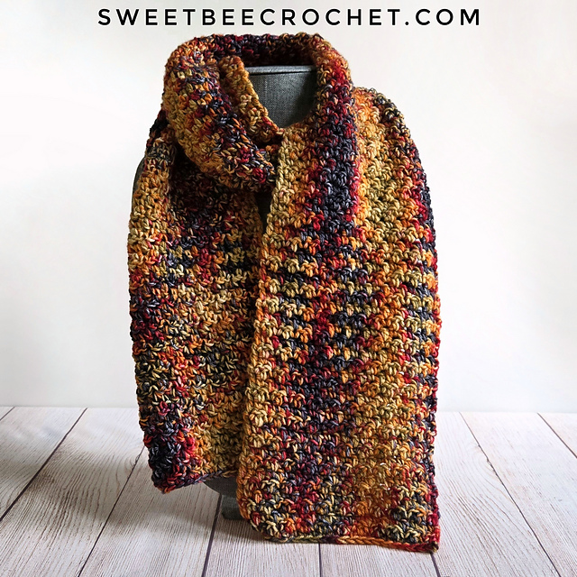 Double Stranded Sock Weight Scarf