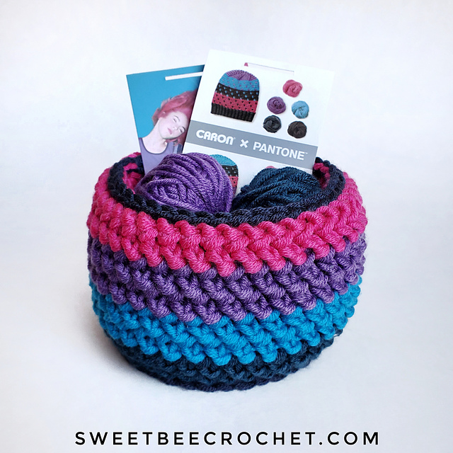 Colourway Stripes Basket