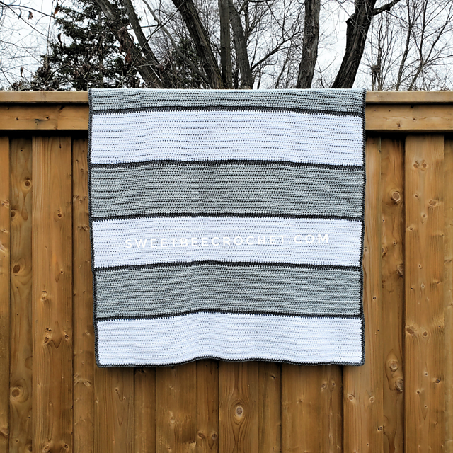 Simple Two Stitch Blanket