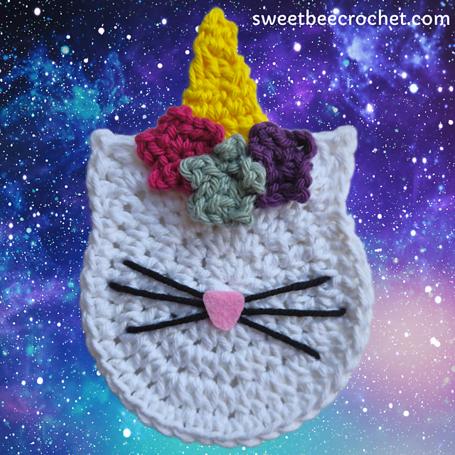 Cute Caticorn Applique