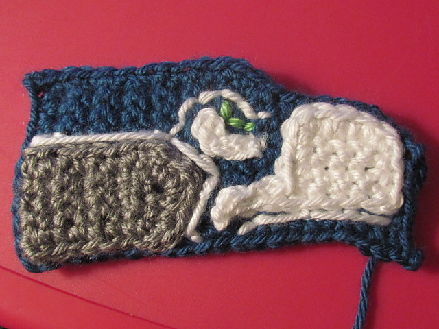 Water Dragon Applique Seahawks Inspired