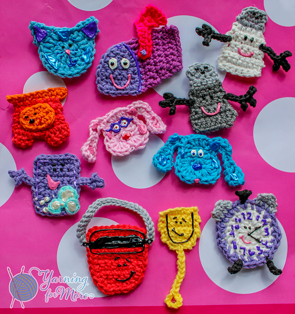 Blue Puppy and Friends Appliques