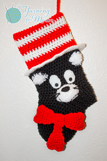 Cat in the Hat Stocking FEATURES ONLY