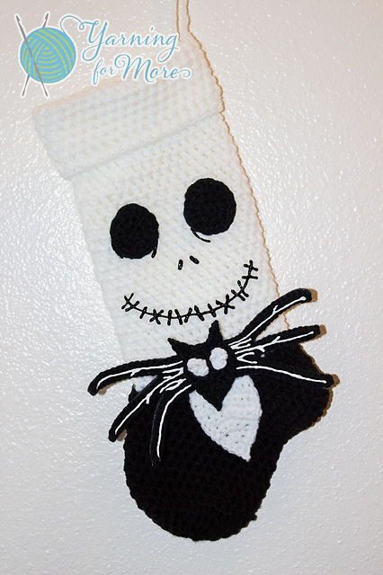 Jack Skellington Stocking FEATURES ONLY