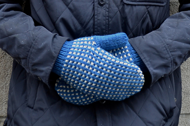 Frost and Twilight Mitts
