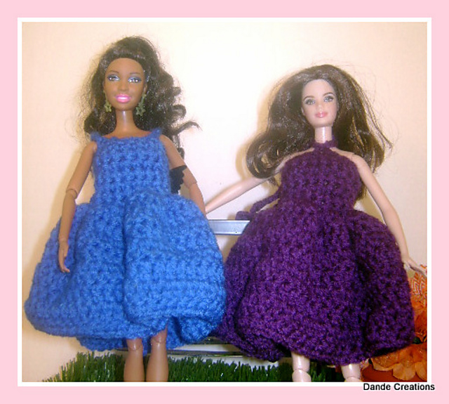 Barbie Tea Length Ball Gown