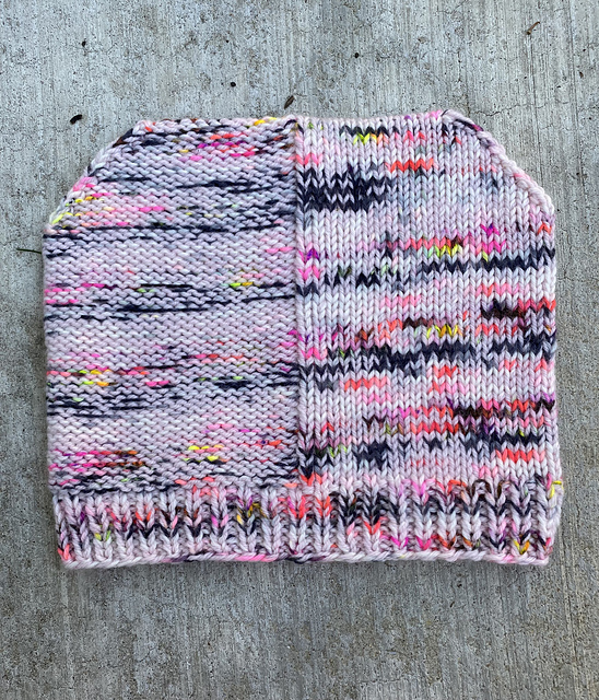 Marled Magic Hat and Mitts