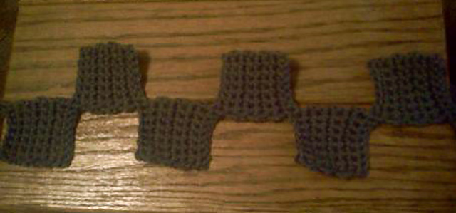 Steampunk Gear Chain Scarf