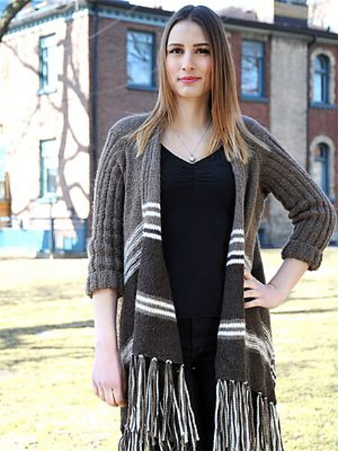 Blanket Wrap Cardigan in Mirasol Miski