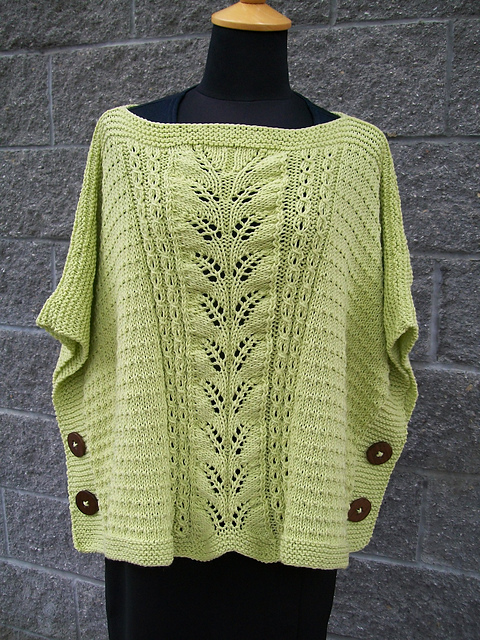 Summer Leaf Poncho