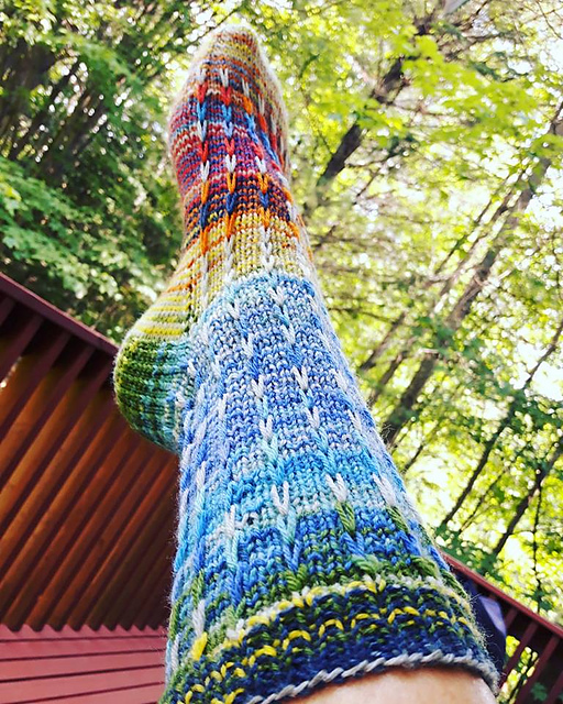 Slip Stitch Socks