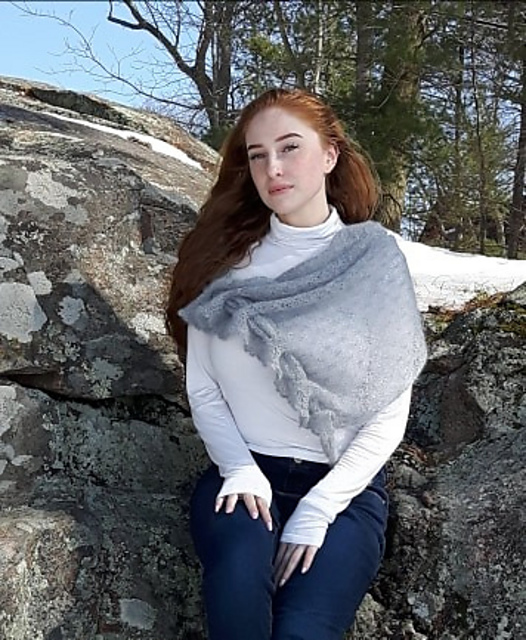 Into Thin Air Shawl