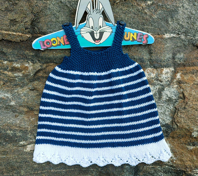 Candy Stripe Baby Dress