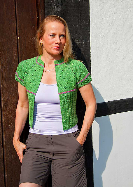 Silk Meets Sheep Lace Bolero-Jacket