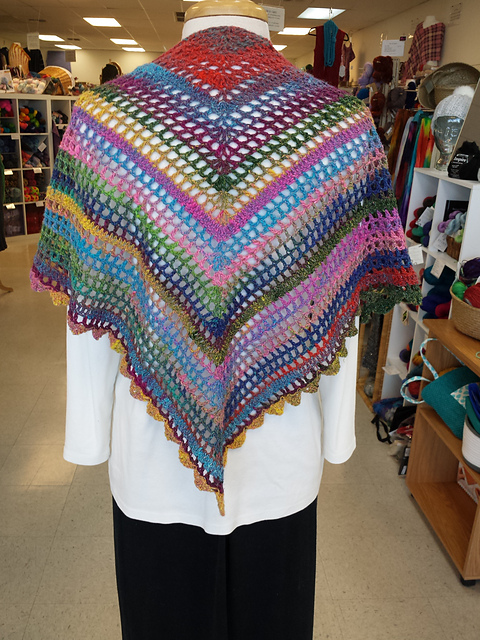 One Ball Noro Shawlette