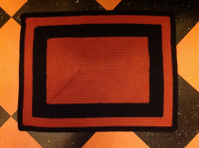 The Yellow and Gray Rug