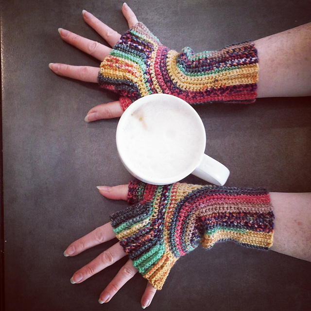 U-Turn Mitts (Crochet Version)
