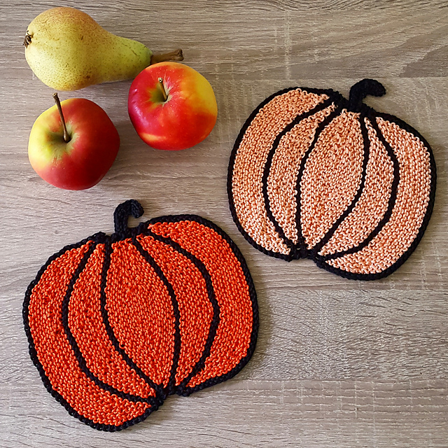 Pumpkin Potholders