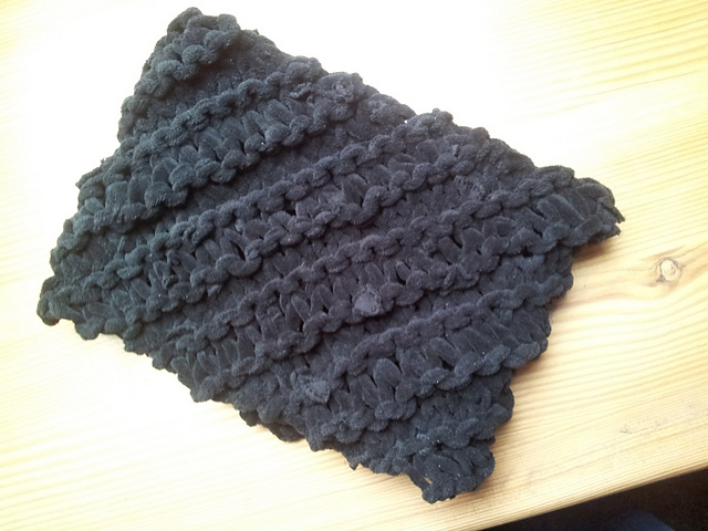 Velvet Recycling Cowl
