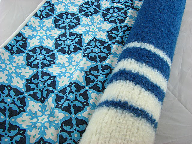 Bohemian Felted Needle Case