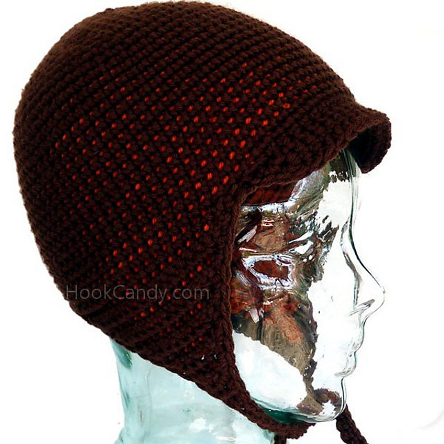 Insulated 2-Tone EarFlap Hat with Brim