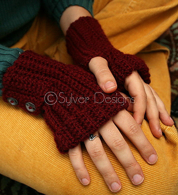 Adult Ribbed Mitts