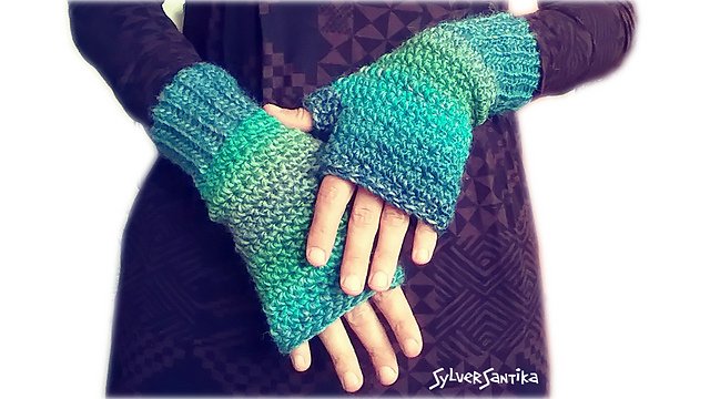 Quick and Easy Fingerless Mitts