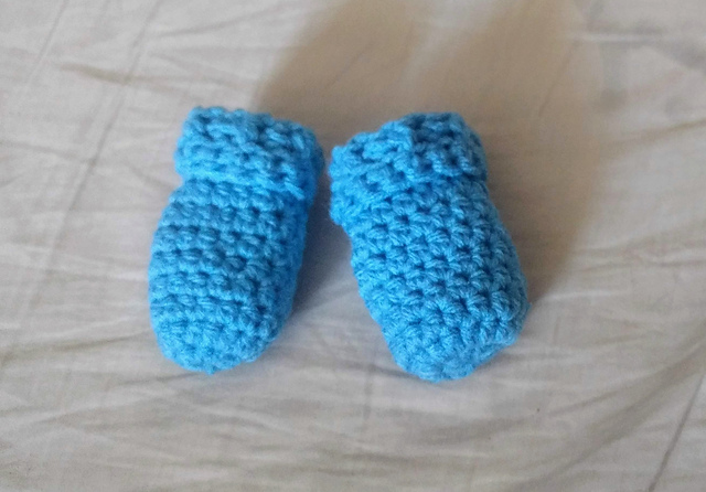 Cuffed Baby Mitts
