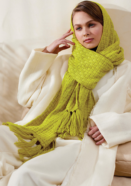 Whimsical Basket Scarf